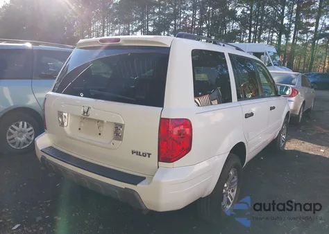 2005 Honda Pilot Ex-L из США, поврежденный, VIN 5FNYF18505B053152